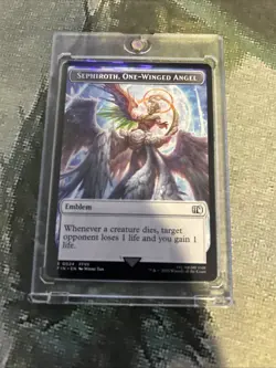 MTG Emblem - Sephiroth, One-Winged Angel / Robot Warrior Double-Sided Token - FF - Image 4