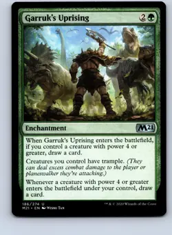 MAGIC TG: Core Set 2021 #186 Garruk's Uprising Uncommon .52B - Image 1