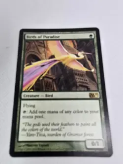 Wizards Birds of Paradise Core Set 2011 165/249 Creature Green Regular MTG - Image 1