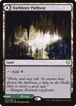 Darkbore Pathway Slitherbore Pathway Kaldheim NM MTG - Image 1
