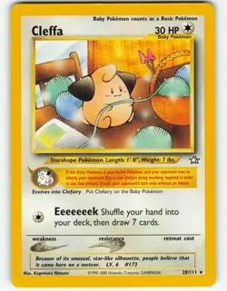 Cleffa - 20/111 Neo Genesis - Pokemon TCG - 2000 - Image 1