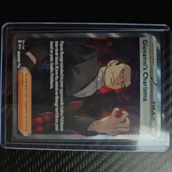 Giovanni’s Charisma SR #197/165 Pokemon S&V 151 NM English Card - Image 1