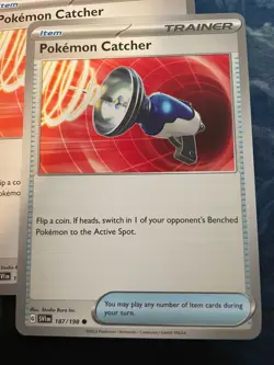 4x Pokemon TCG Pokemon Catcher Scarlet & Violet Base 187/198 Common NM/M Playset - Image 2