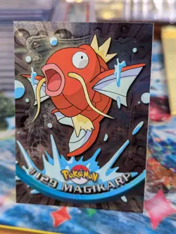 Pokemon Topps Magikarp #129 Silver Foil NM 🔥 - Image 1