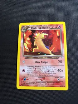 Pokemon Dark Typhlosion 10/105 Neo Destiny Holo Rare 2000 MP - Image 1