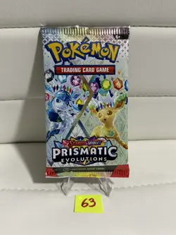 (HEAVY) 🔥 Pokemon TCG Prismatic Evolutions Booster Pack Factory Sealed✅ - Image 1