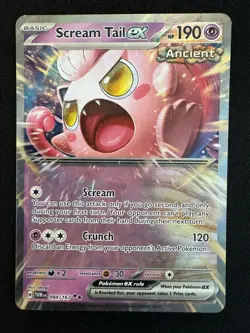 Scream Tail ex 094/167 - Holo Rare Foil Twilight Masquerade Pokemon TCG - NM+ - Image 1