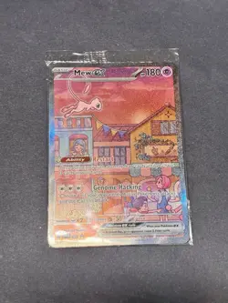 Pokemon SEALED Mew EX Promo Full Art Holo 180 HP 053 Scarlet & Violet - Image 1