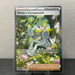 Pokemon TCG Wally's Compassion 186/132 SIR ME01: Mega Evolution NM - Image 1