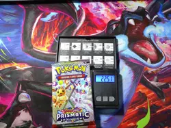 VERY HEAVY! GOD PACKUU SIRUU 22.51g Prismatic Evolutions Pokemon Booster - Image 1