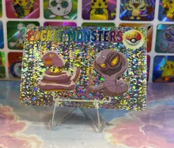 Pokemon Evolution Vintage Pocket Monsters Vending HOLO Prism Sticker 1998 Bandai - Image 2