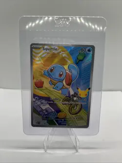 First Partner Illustration Rare Squirtle Promo 037 Pokemon TCG - Pack Fresh - Image 1