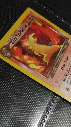 Pokemon Dark Typhlosion Holo Rare Unlimited 10/105 Neo Destiny 80 HP Stage 2 - Image 2
