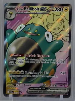 Iono's Bellibolt ex 2025 Pokemon TCG #194 Scarlet & Violet Black Star Promo Holo - Image 1