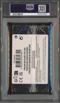 Pokemon Pikachu with Grey Felt hat Van Gogh 085 Graded Sealed Promo PSA 10 - Image 3