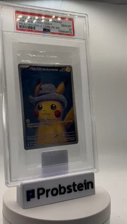 Pokemon Pikachu with Grey Felt hat Van Gogh 085 Graded Sealed Promo PSA 10 - Image 2
