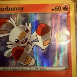 Pokemon TCG - SCORBUNNY - SWSH002 - HOLO - PROMO - SWORD & SHIELD MP - Image 4