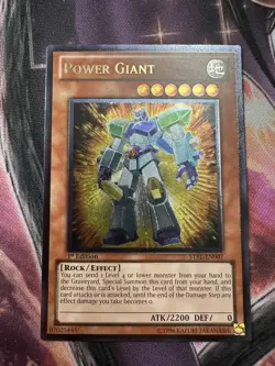 Power Giant STBL-EN007 - Ultimate Rare - 1st Edition NM Yugioh - Image 1
