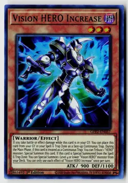Ghosts From the Past: The 2nd Haunting #GFP2-EN057 Vision HERO Increase Yugioh - Image 1