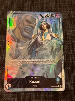 KUZAN - One Piece OP12-040 - AAL Alt Art Leader - Legacy of the Master - Image 1