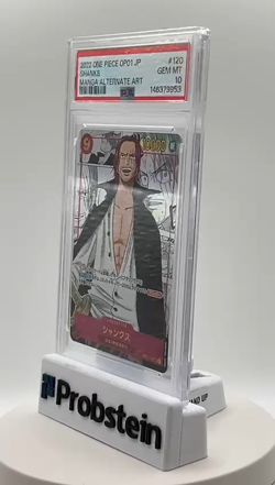 2022 One Piece OP01 Japanese Manga Alternate Art #120 Shanks PSA 10 GEM MINT - Image 2