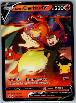 Lance's Charizard V SWSH133 SWSH: Sword & Shield Promo Cards - Pokemon Card - NM - Image 1