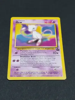 Mew # 8 WOTC Black Star Promo Pokemon Card 1999 NM-MINT - Image 3