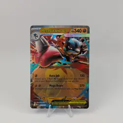 Pokemon TCG Mega Lucario EX 77/132 Double Rare Card NM Condition - Image 1