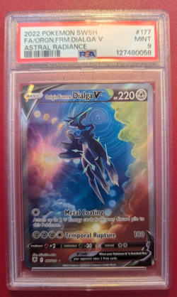 PSA 9 Origin Forme Dialga V Astral Radiance 177/189 Alt Art Pokemon Card MINT - Image 1