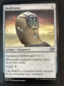 Skullclamp C14 Magic The Gathering NM 268/337 Uncommon - Image 1