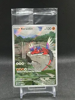 Koraidon 014 Sv: Scarlet & Violet Promo Cards Holo SEALED - Image 1