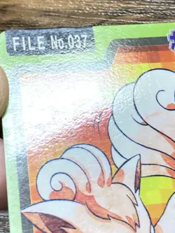 Pokemon Carddass Card Vulpix Ninetales 37 38 Bandai Pocket Monsters 1997 - Image 3