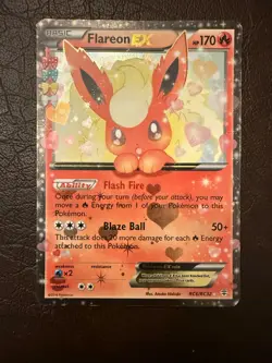 Flareon EX RC6/RC32 Generations Radiant Collection Pokemon Card Holo SEE IMAGES - Image 1