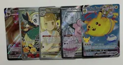 Pokemon TCG Full Art/ VMaX 5 Card Lot - Image 1
