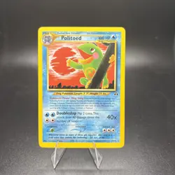 Politoed 27/75 Rare – Neo Discovery 2001 WOTC Pokemon TCG Card NM Non Holo -c - Image 1