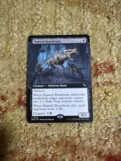 Hunted Bonebrute - Extended Art - Murders at Karlov Manor - Magic The Gathering - Image 1