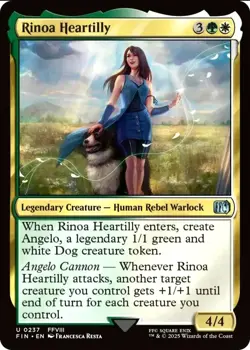 X 1 Rinoa Heartilly NM-M FIN 237 MTG Magic The Gathering - Image 1