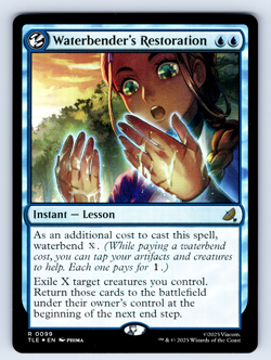 Avatar Waterbender's Restoration FOIL R 99 Magic the Gathering - Image 1