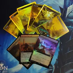 Aetherdrift Foil Land Lot Plus Bundle Box NM Magic The Gathering - Image 2