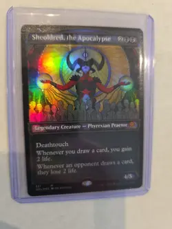 Sheoldred, the Apocalypse (Textured Foil) Dominaria United Foil - Image 1