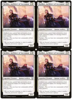 MTG Rebbec, Architect of Ascension x4 Commander Legends Uncommon NM Playset - Image 1