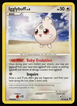 Igglybuff #70 Great Encounters Pokemon Card - Image 1