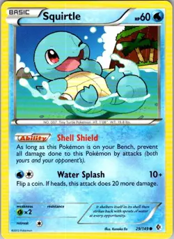 Pokemon | Boundaries Crossed | Squirtle | 29/149 | Normal | NM - Image 1
