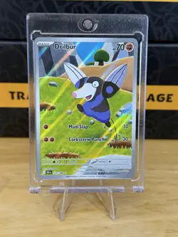 Drilbur 124/086 Illustration Rare SV Black Bolt BLK Pokemon Pokemon TCG - Image 1