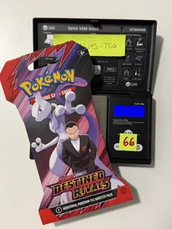 (HEAVY)🔥 32.73g Pokemon TCG Destined Rivals Sleeved Booster Pack Factory Sealed - Image 1