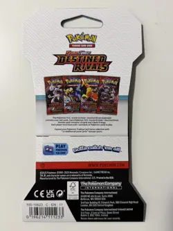 (HEAVY)🔥 32.73g Pokemon TCG Destined Rivals Sleeved Booster Pack Factory Sealed - Image 3