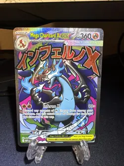 Mega Charizard X ex 023 Me: Mega Evolution Promo Holo Black Star Promo Pokemon - Image 1