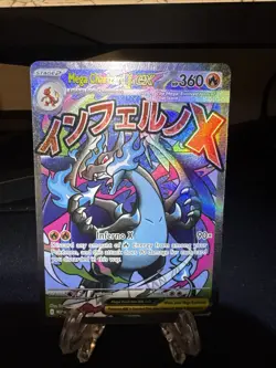 Mega Charizard X ex 023 Me: Mega Evolution Promo Holo Black Star Promo Pokemon - Image 2