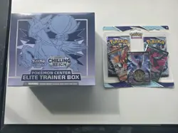 Pokemon Center Edition Chilling Reign Elite Trainer Box With Error Blister Pack 820650809712 - Image 1