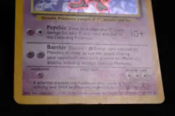 Mewtwo 010/102 MP Base Set Holo Unlimited Pokemon TCG - Image 3